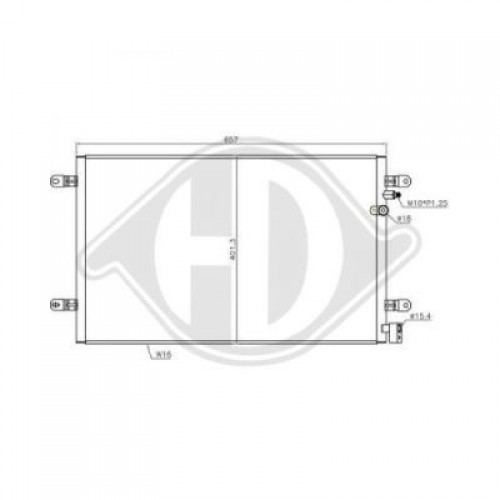 ΨΥΓΕΙΟ A/C 3.0 TFSI-3.2-4.2 FSI-5.2 (S6) ΒΕΝΖΙΝΗ - 2.7-3.0 TDI ΠΕΤΡΕΛΑΙΟ (658x393x16) AUDI A6 2004 - 2008 ( 4F ) 023406410