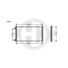 ΨΥΓΕΙΟ A/C 1.4i-1.6i-1.7i ΒΕΝΖΙΝΗ (612x339x16) HONDA CIVIC 2004 - 2005 ( EP / S / U / V / M ) 027206430