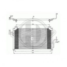 ΨΥΓΕΙΟ A/C ΓΙΑ ΌΛΑ ΒΕΝΖΙΝΗ (625x360x16) MAZDA MPV - PREMACY 1999 - 2006 500606400