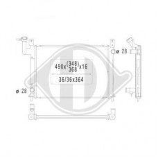 ΨΥΓΕΙΟ 1,4-1,6CC(49x34.8)ΤΑΠΑ ΟΔ (KOYO) NISSAN SUNNY 1986 - 1990 ( B12 ) KOYO 096806320
