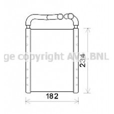 ΨΥΓΕΙΟ ΚΑΛΟΡΙΦΕΡ ΒΕΝΖΙΝΗ-ΠΕΤΡΕΛΑΙΟ (147x229) HYUNDAI SANTA FE 2007 - 2010 ( CM ) 369006500
