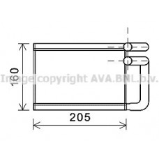 ΨΥΓΕΙΟ ΚΑΛΟΡΙΦΕΡ ΒΕΝΖΙΝΗ (120x190) KIA PICANTO 2015 - 2017 432006500