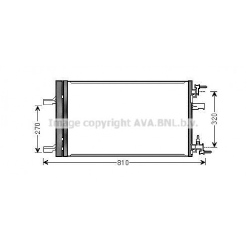 ΨΥΓΕΙΟ A/C ΒΕΝΖΙΝΗ - ΠΕΤΡΕΛΑΙΟ (625x380x16) CHEVROLET-DAEWOO CRUZE 2013 - 235106410