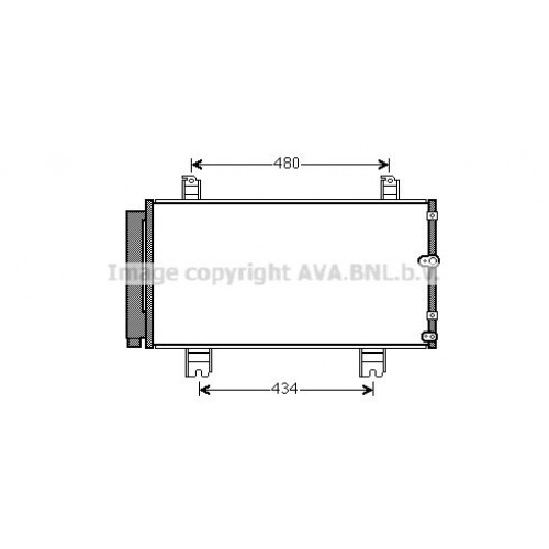 ΨΥΓΕΙΟ A/C ΓΙΑ ΟΛΑ ΒΕΝΖΙΝΗ (640x340x16) LEXUS IS 2005 - 2009 ( XE20 ) 487106400