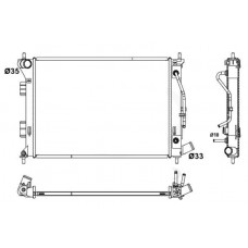 ΨΥΓΕΙΟ ΝΕΡΟΥ 1.6-1.8-2.0 ΒΕΝΖΙΝΗ ΑΥΤΟΜΑΤΟ (550x390x16) HYUNDAI ELANTRA 2011 - 2014 372006340