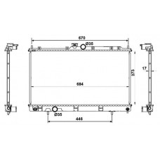 ΨΥΓΕΙΟ 1.3i 16V-1.6i 16V-2.0i 16V (37.5x68.5x16) (KOYO) MITSUBISHI LANCER 2004 - 2008 ( CS ) 021606305