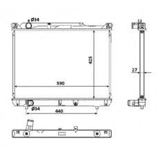 ΨΥΓΕΙΟ 2.0 HDi (42x59x27) (ΚΛ-ΚΥΚΛ) (KOYO) SUZUKI GRAND VITARA 1999 - 2001 ( SQ ) KOYO 010806325