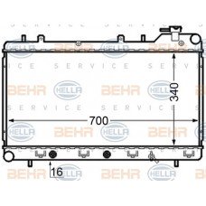 Ψυγείο Νερού SUBARU IMPREZA 2008 - 2012 011706310