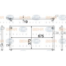 Ψυγείο A/C (Εξωτερικό) SUBARU FORESTER 2000 - 2002 ( SF ) 012606400