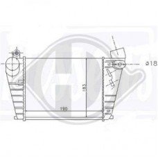 Ψυγείο Intercooler SKODA OCTAVIA 1997 - 2000 ( 4 ) 013606220
