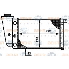 Ψυγείο Νερού LANCIA Y10 1991 - 1995 ( 156 ) 016506300