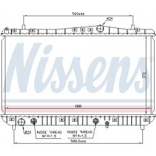 Ψυγείο Νερού CHEVROLET-DAEWOO TACUMA - REZZO 2001 - 2004 ( U100 ) 021406310