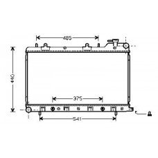 Ψυγείο Νερού SUBARU FORESTER 2002 - 2006 ( SG ) 022006310