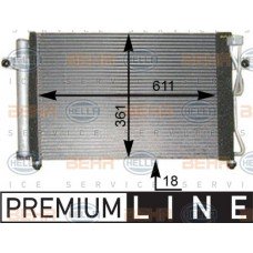 Ψυγείο A/C (Εξωτερικό) HYUNDAI GETZ 2002 - 2005 ( TB ) 022106410