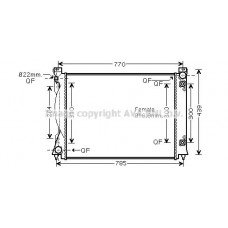 Ψυγείο Νερού AUDI A6 2004 - 2008 ( 4F ) 023406340