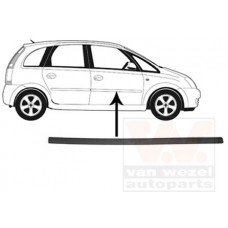 Φάσα Πόρτας OPEL MERIVA 2003 - 2006 Εμπρός Δεξιά 023706541
