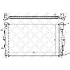 Ψυγείο Νερού RENAULT MEGANE 2002 - 2005 BEHR 027406315