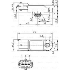 Προετοιμασία Καυσίμου/Αισθητήρες NISSAN NOTE 2005 - 2009 ( E11 ) BOSCH 0 281 002 996