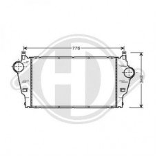 Ψυγείο Intercooler RENAULT ESPACE 2003 - 2006 ( JK0 ) ( JK1 ) 028806200