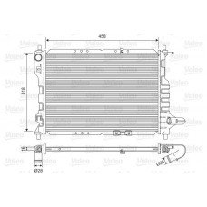 Ψυγείο Νερού CHEVROLET-DAEWOO MATIZ 2005 - 2010 ( M200 ) 029206300