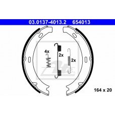 Χειρόφρενο MERCEDES C CLASS 2000 - 2003 ( W203 ) ATE 03.0137-4013.2