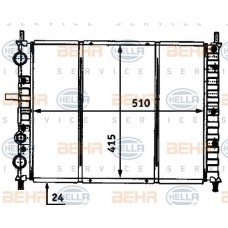 Ψυγείο Νερού FIAT BRAVA 1995 - 2003 ( 182 ) 040906360