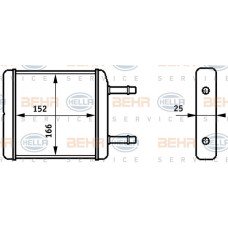 Ψυγείο Καλοριφέρ CHEVROLET-DAEWOO MATIZ 2001 - 2005 ( M150 ) 043706500