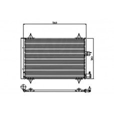 Ψυγείο A/C (Εξωτερικό) PEUGEOT PARTNER 2002 - 2008 044706400
