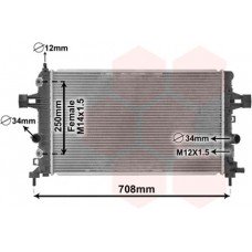 Ψυγείο Νερού OPEL ASTRA 2004 - 2007 ( H ) 047106370