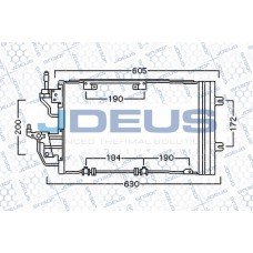 Ψυγείο A/C (Εξωτερικό) OPEL ASTRA 2004 - 2007 ( H ) 047106425