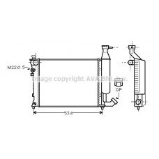 Ψυγείο Νερού CITROEN BERLINGO 1996 - 2002 ( I )( MF ) 049806300
