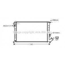Ψυγείο Νερού CITROEN BERLINGO 1996 - 2002 ( I )( MF ) VALEO 049806325