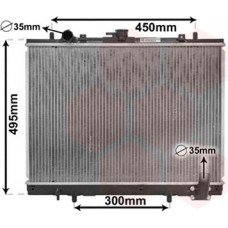 Ψυγείο Νερού MITSUBISHI L200 1997 - 1999 ( K60T ) ( K70T ) 050006305