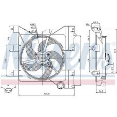 Βεντιλατέρ Νερού CITROEN BERLINGO 2002 - 2008 ( I )( MF ) 050906450