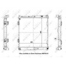 Ψυγείο Νερού MERCEDES E CLASS 1985 - 1993 ( W124 ) BEHR 051406340