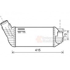 Ψυγείο Intercooler PEUGEOT 308 2008 - 2012 052506240
