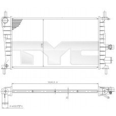 Ψυγείο Νερού FORD FIESTA 1996 - 1999 ( Mk4a ) 053006330