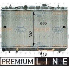 Ψυγείο Νερού HYUNDAI ELANTRA 2004 - 2007 ( XD ) 056506310