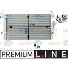Ψυγείο A/C (Εξωτερικό) HYUNDAI COUPE 2001 - 2004 ( GK ) 057706400