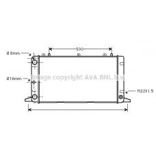 Ψυγείο Νερού AUDI 80 1986 - 1991 ( 89 ) ( 89Q ) ( 8A ) ( B3 ) 060806320