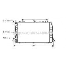 Ψυγείο Νερού AUDI 80 1991 - 1995 ( 8C ) ( B4 ) 061506330