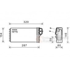 Ψυγείο Καλοριφέρ CITROEN XSARA PICASSO 2004 - 2007 ( N68 ) 064006510