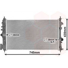 Ψυγείο Νερού OPEL INSIGNIA 2008 - 2013 074406340