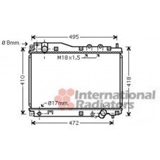 Ψυγείο Νερού HONDA CIVIC 2001 - 2004 ( EP / S / U / V / M ) 076106320