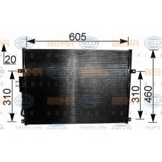 Ψυγείο A/C (Εξωτερικό) JEEP GRAND CHEROKEE 2003 - 2005 ( WJ ) ( WG ) 077506400