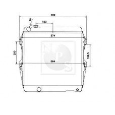 Ψυγείο Νερού TOYOTA HILUX 1994 - 1997 ( LN85 -110 ) 079806320