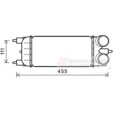 Ψυγείο Intercooler CITROEN C5 2008 - 2012 085706200