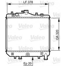 Ψυγείο Νερού MAZDA 121 1987 - 1990 ( DA ) 087606300