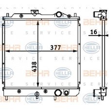 Ψυγείο Νερού MITSUBISHI LANCER 1989 - 1992 ( C6 ) 089406300