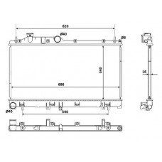 Ψυγείο Νερού SUBARU IMPREZA 2008 - 2014 095906300